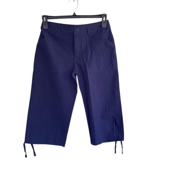 DANSKIN Now Capri Bundle Two Pairs Like New Navy & Soft Silver Sports Size 4/6 - Picture 2 of 11